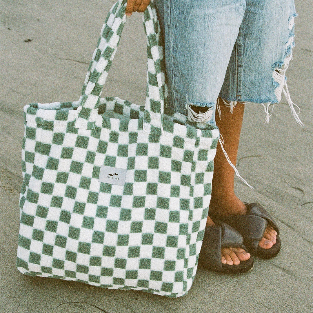 Mate Terry Tote | Sage — supplier scene 2