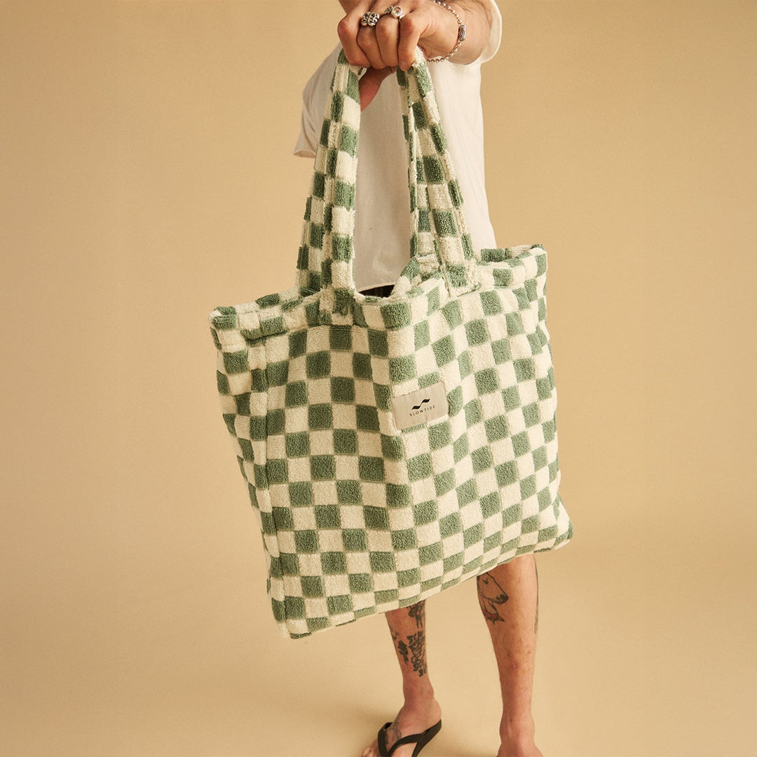 Mate Terry Tote | Sage — supplier scene 5