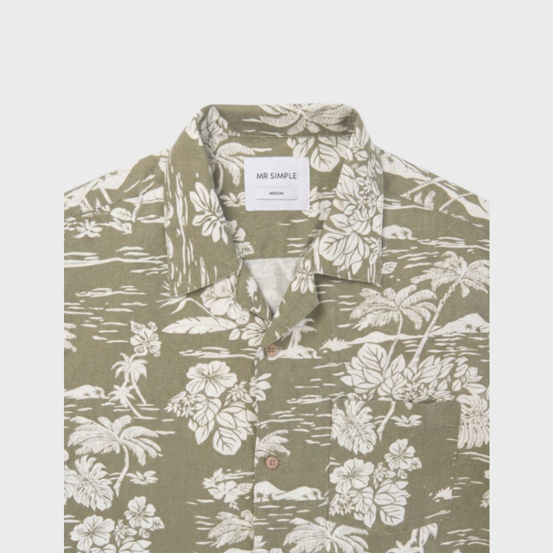 Hilo Hawaiian Short Sleeve Shirt | Thyme — product detail or alternate view