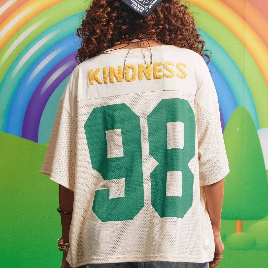 The Court Side Mesh Tee — garment detail