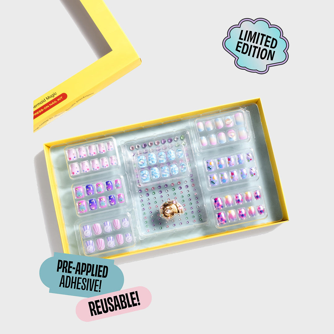 Press On Nail Kit | Mermaid image 1