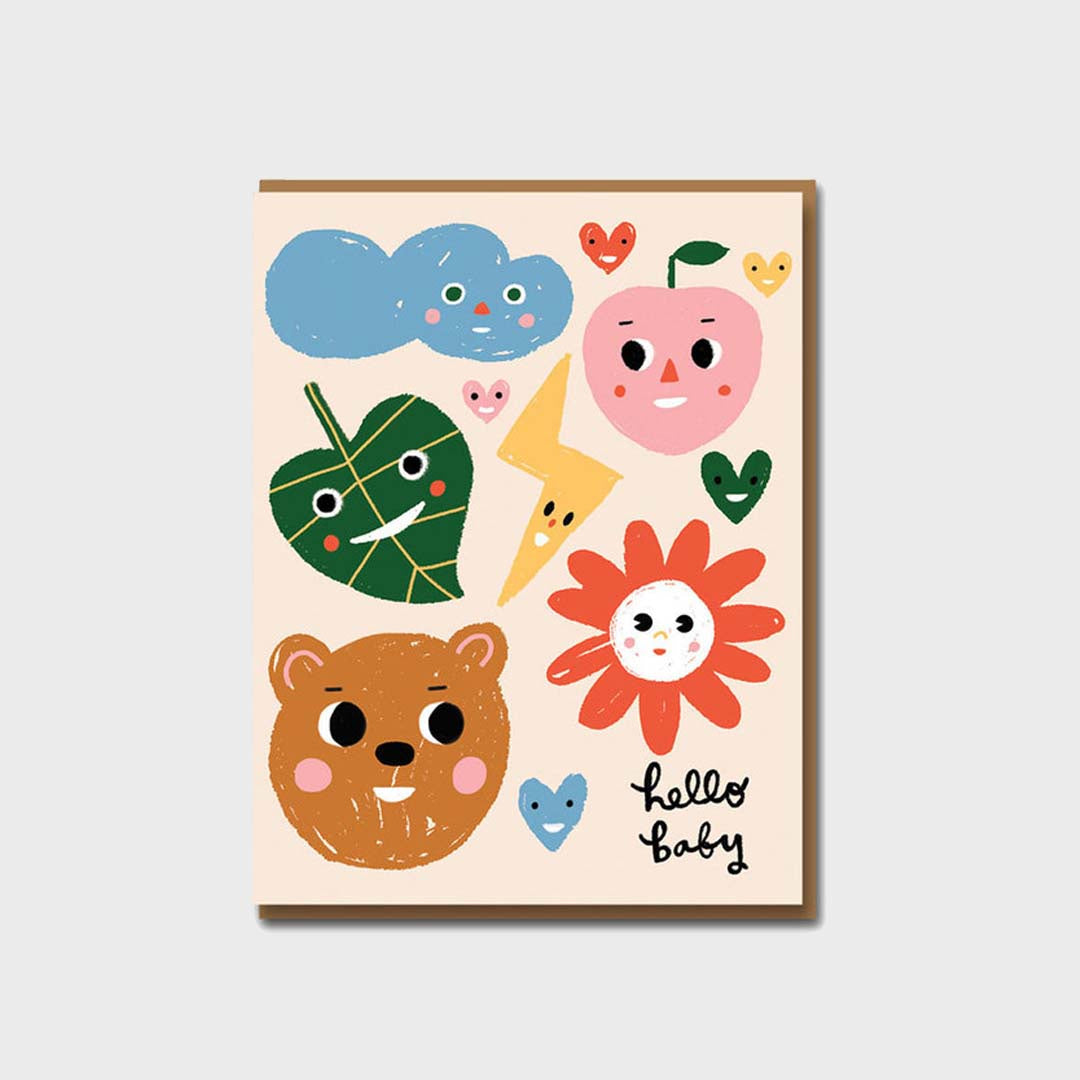 BABY CARD | SUNNY FACES