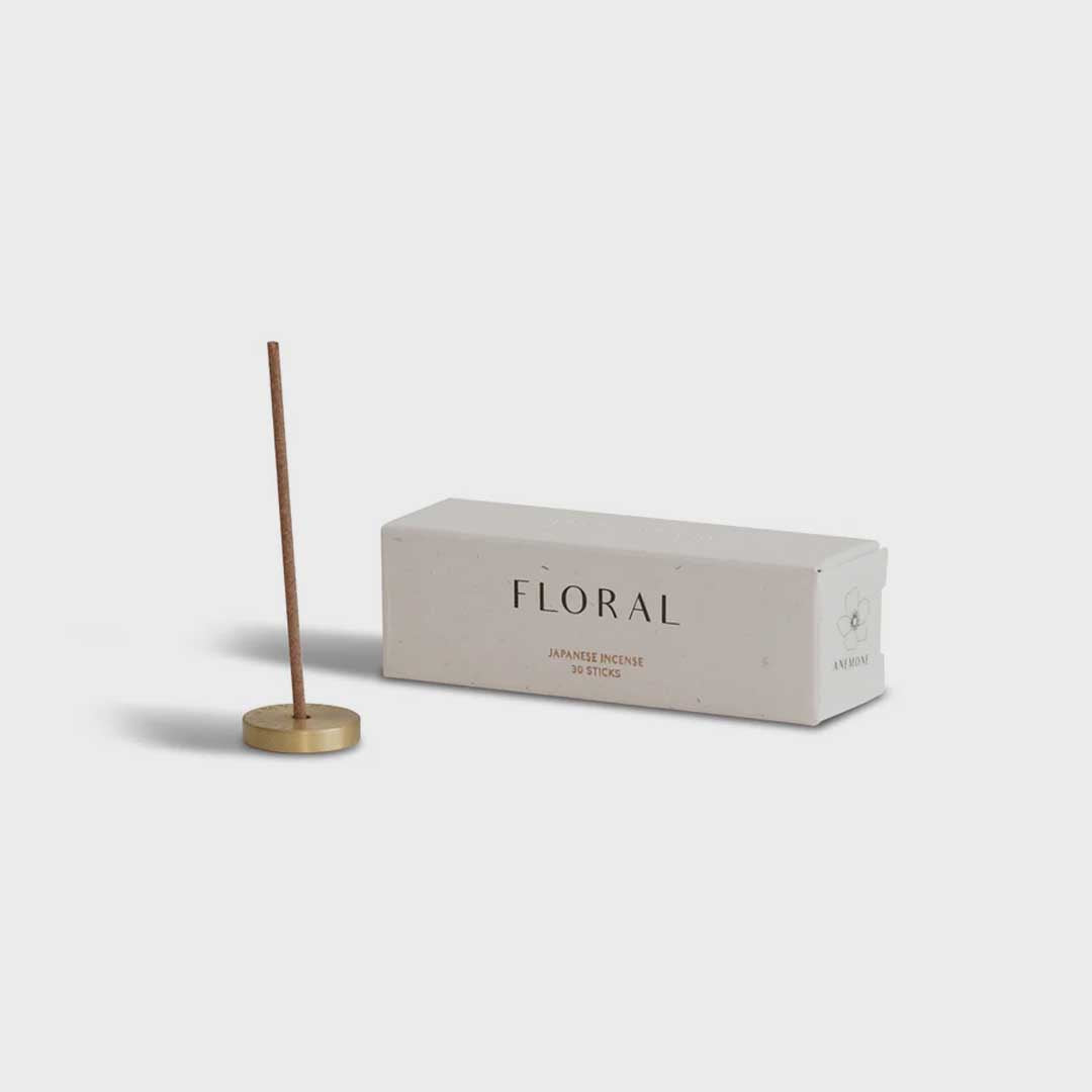 Anemone Japanese Incense Set | 30 sticks