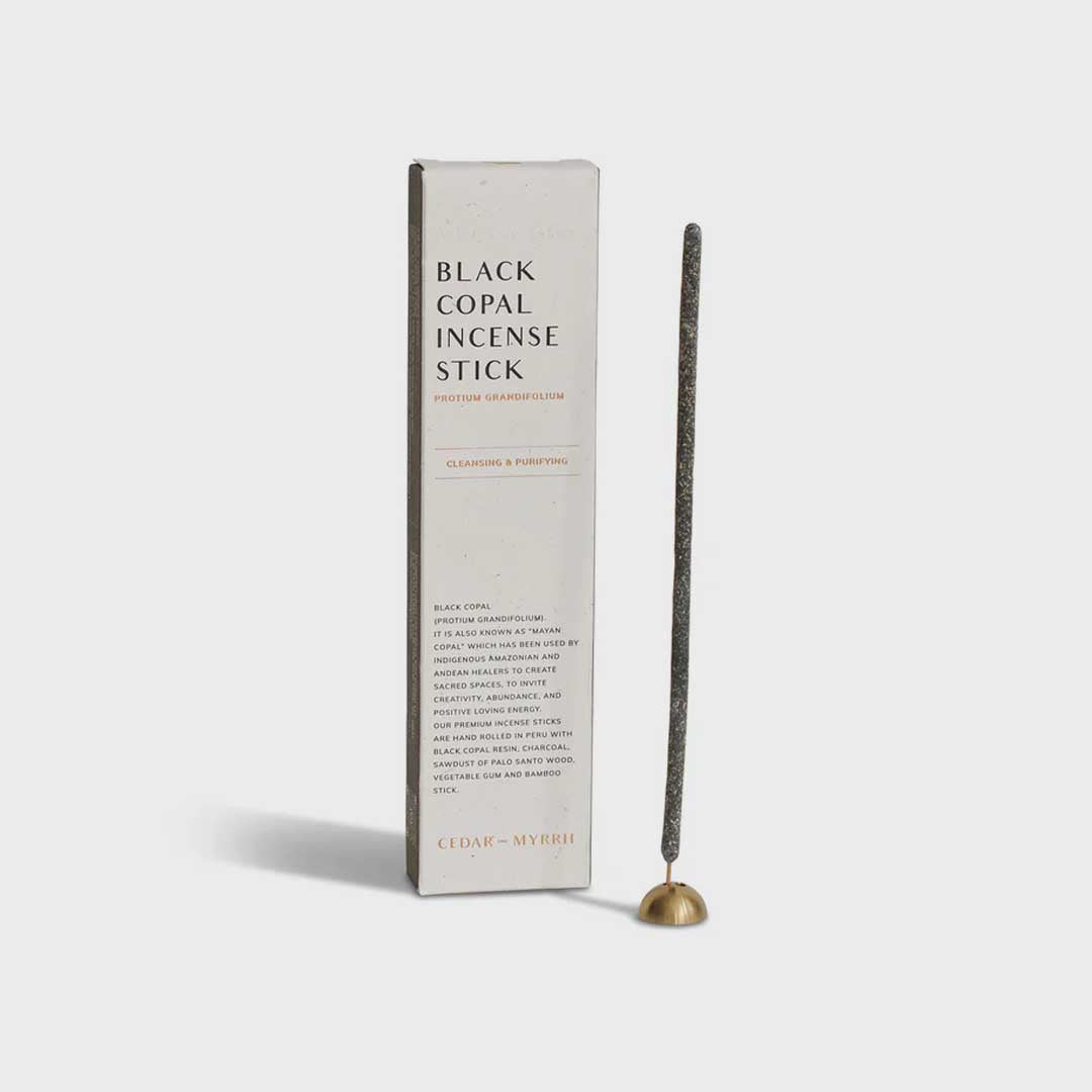 Black Copal Incense | 7 Hand-Rolled Sticks
