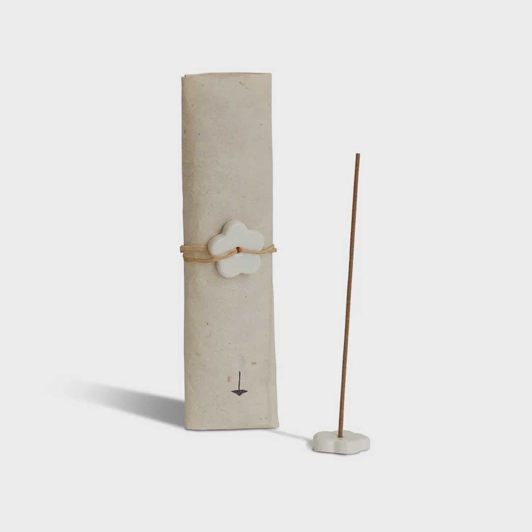 Japanese White Sage Incense Stick Set | 30 Sticks