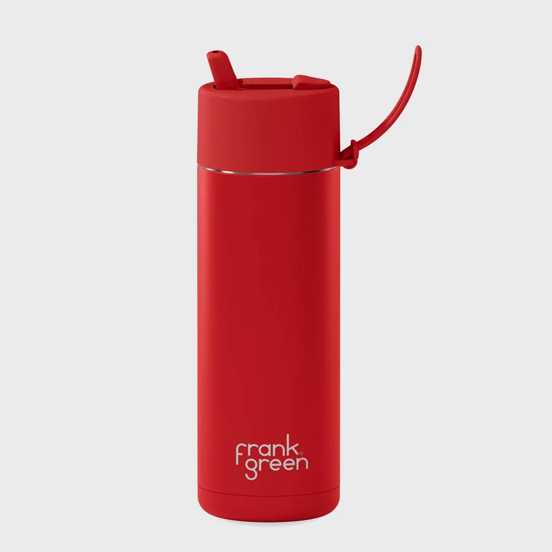 Ceramic Reusable Bottle (595ml) | Atomic Red