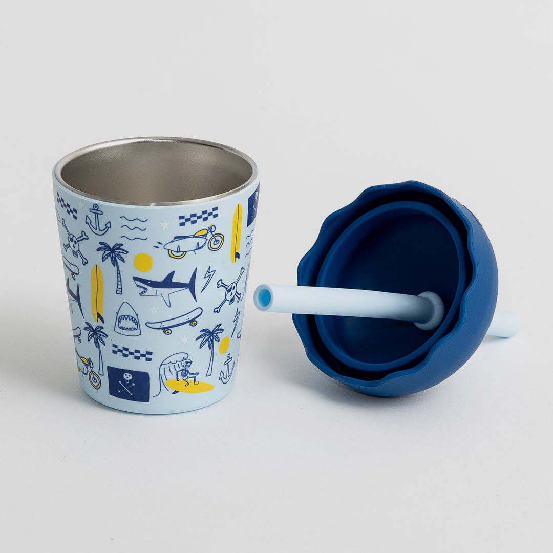 Rad Times Mini Smoothie Cup & Straw