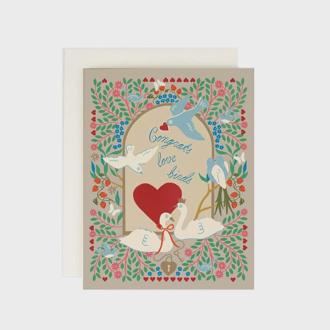 Congrats Card | Love Birds
