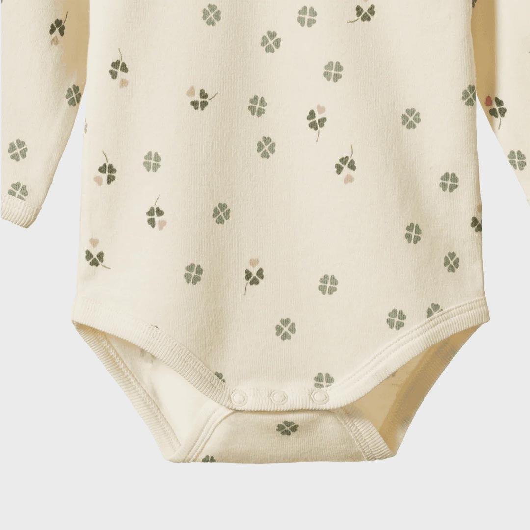 Cotton Bodysuit  | Lucky Print