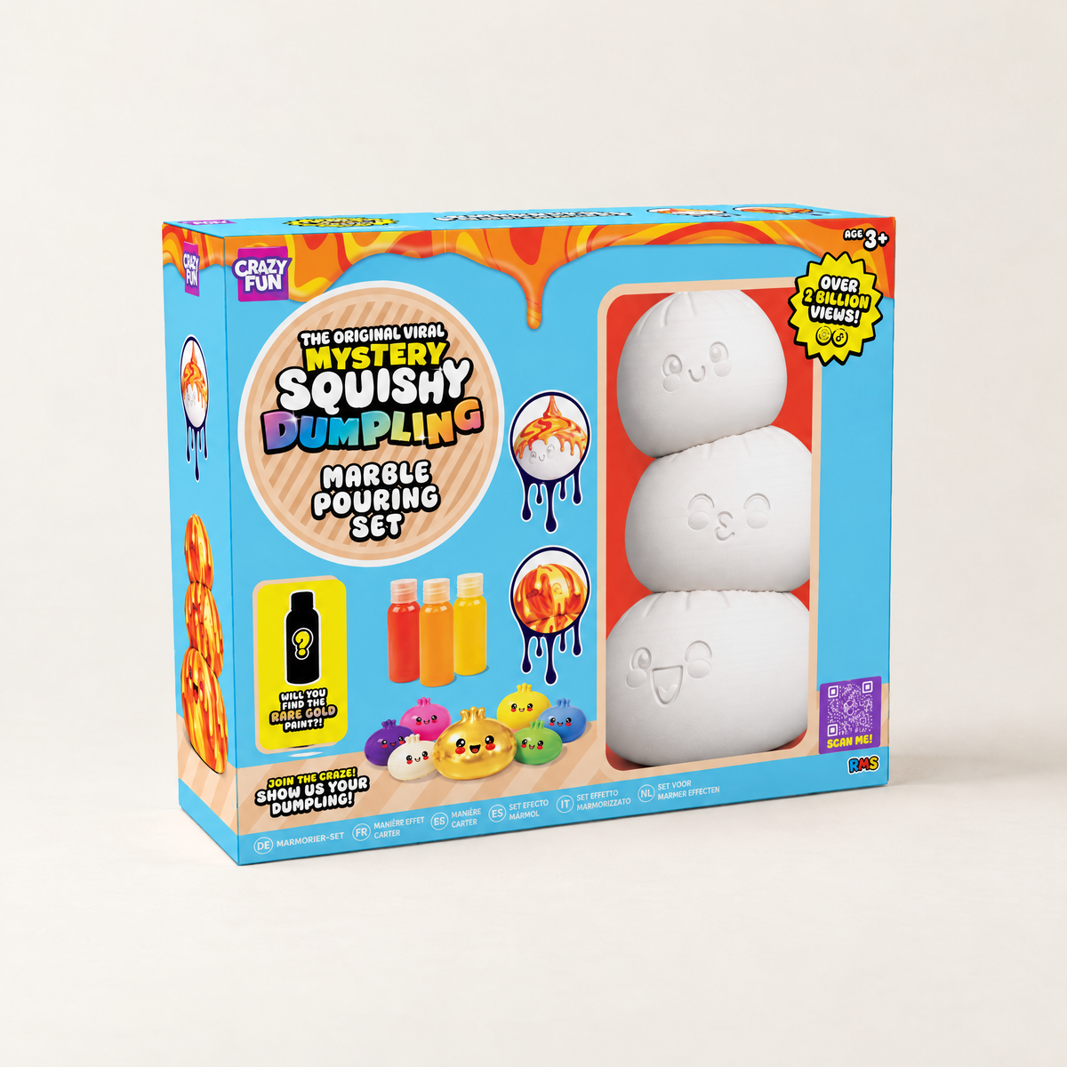 Crazy Fun Marble Dumpling Kit | Orange