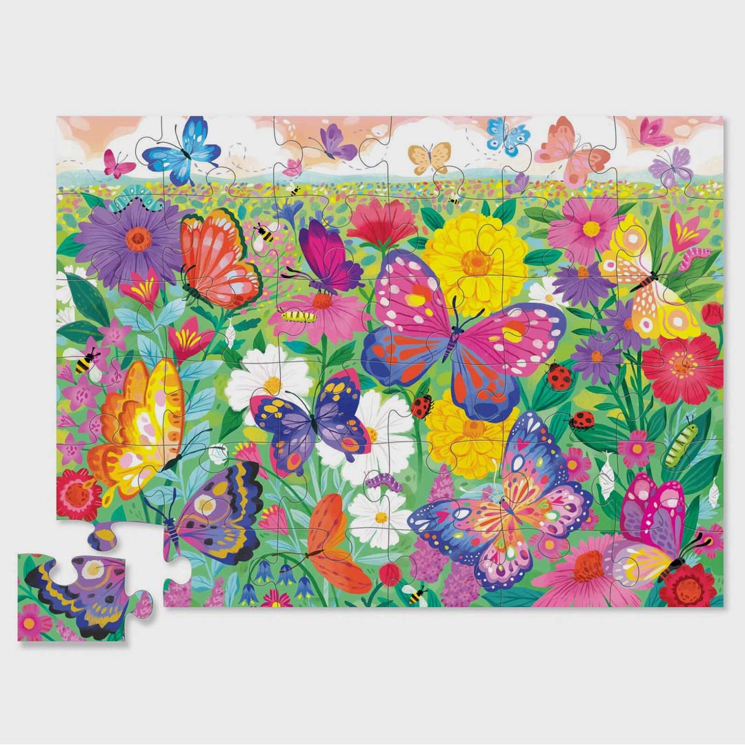 CLASSIC FLOOR PUZZLE | BUTTERFLY GARDEN