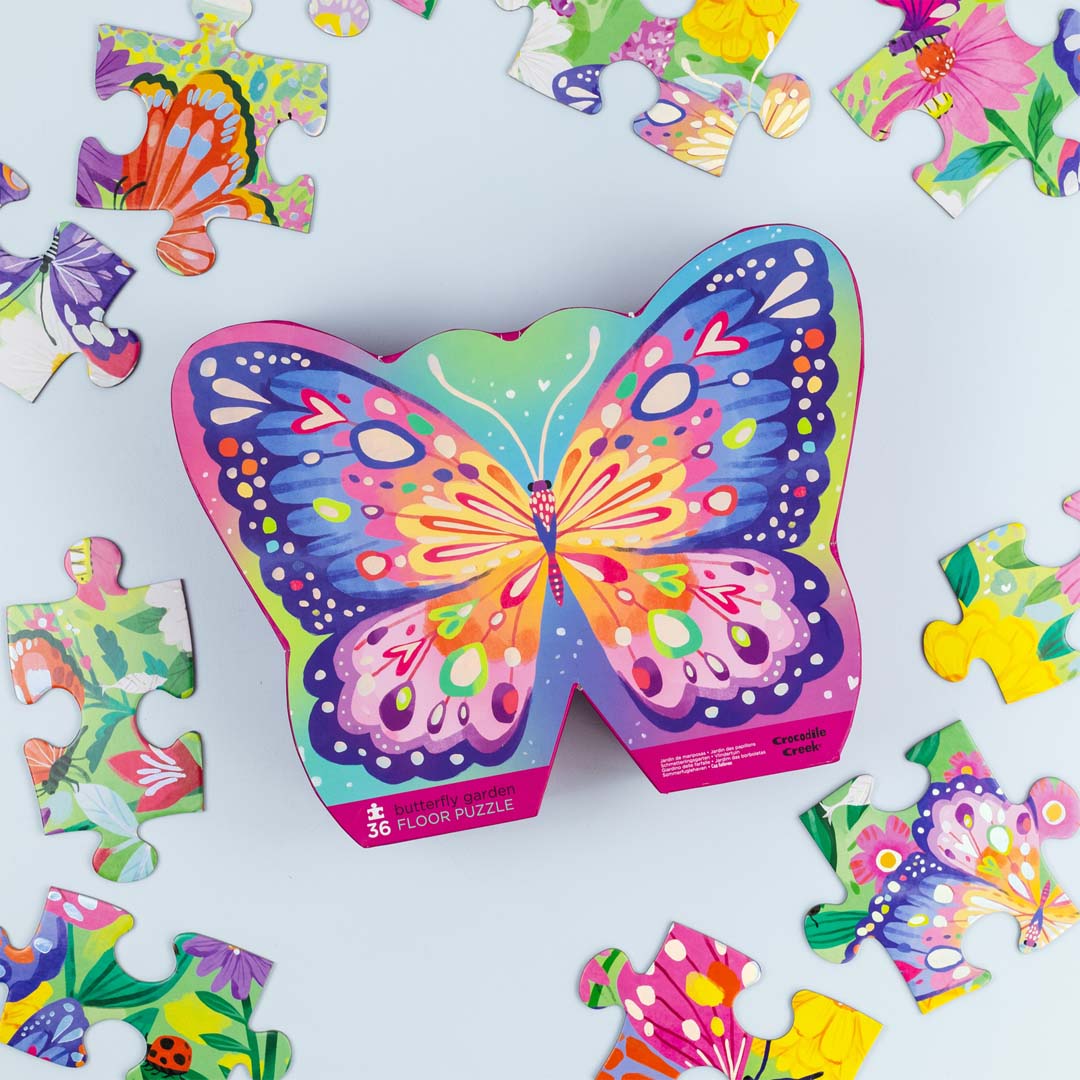 CLASSIC FLOOR PUZZLE | BUTTERFLY GARDEN