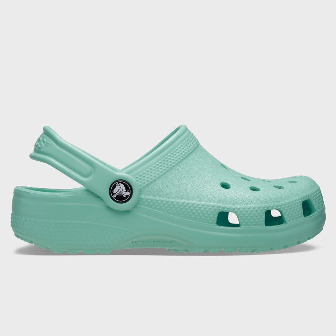 Crocs Kids Classic Clog in Retro — side hero view