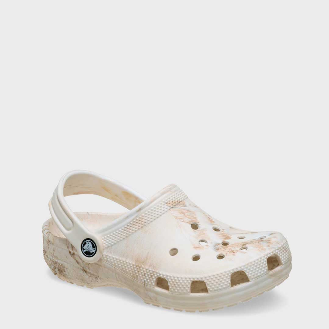 Kids Marbled Classic Clog | Bone Swirl