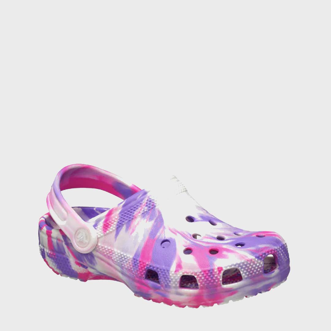 TODDLER CLASSIC CLOG | MARBLED PINK CRUSH