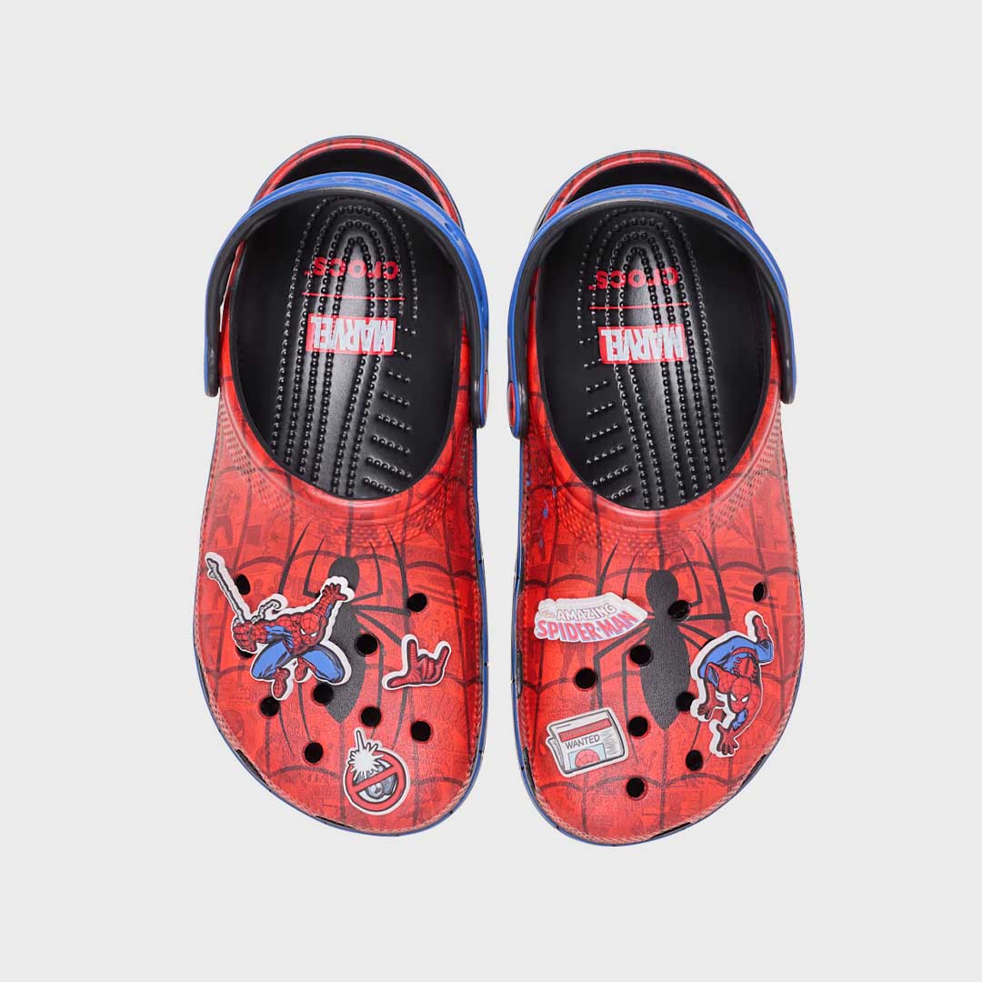 Toddler Classic Clog | Spider Man Web
