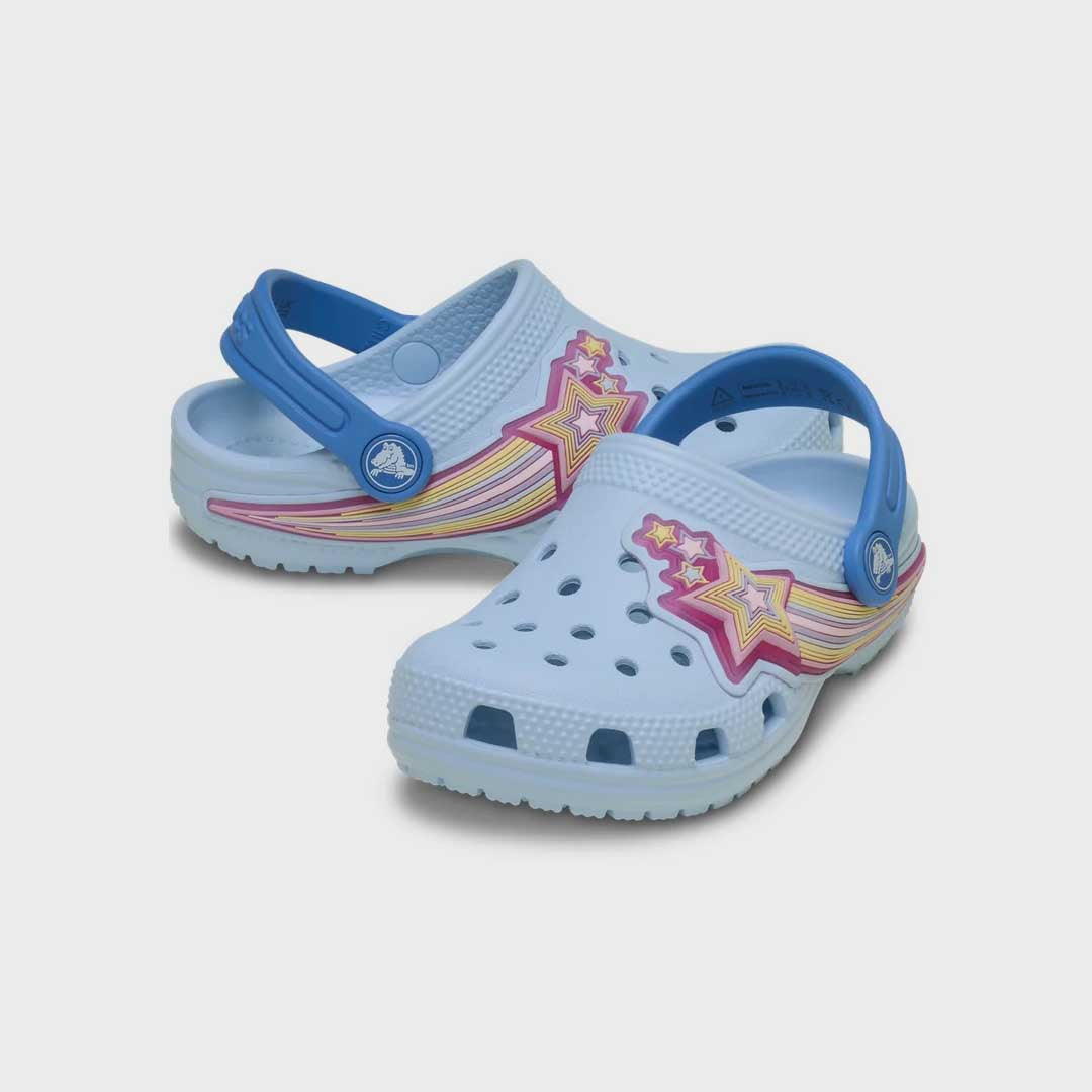 Toddler Classic Clog Star Lights | Moonlight