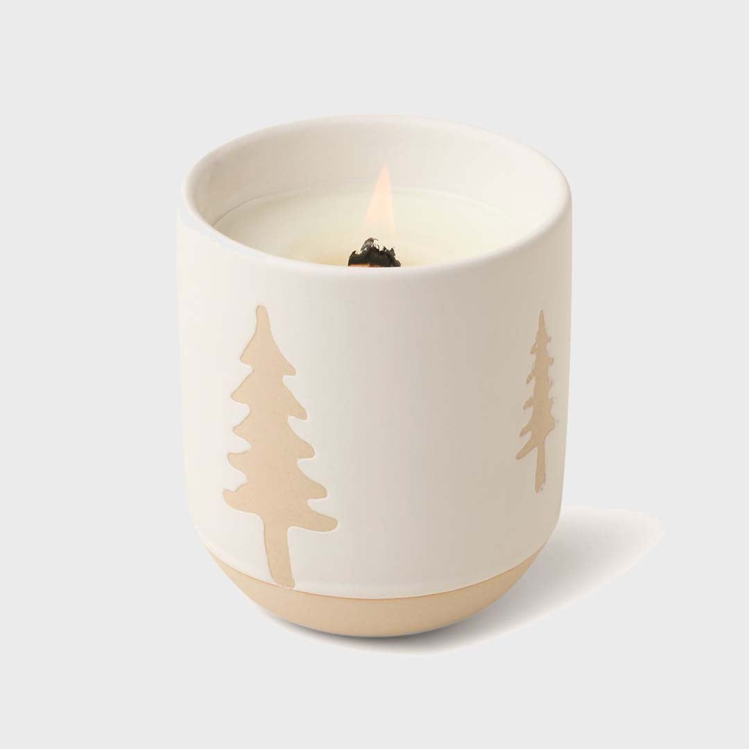 8.5 oz.  TREE PATTERN CANDLE