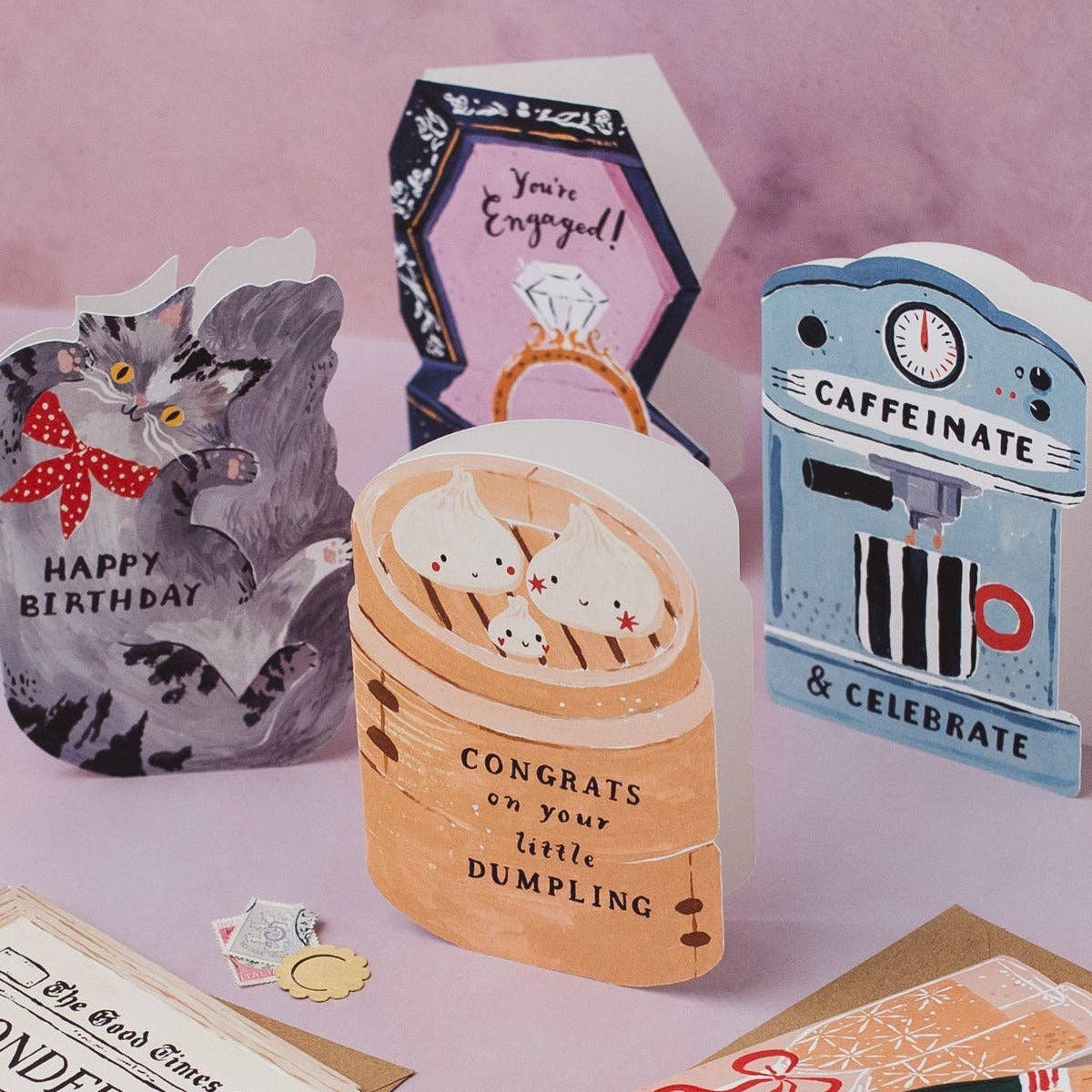 Dumpling New Baby Card | Newborn Baby Greeting Cards