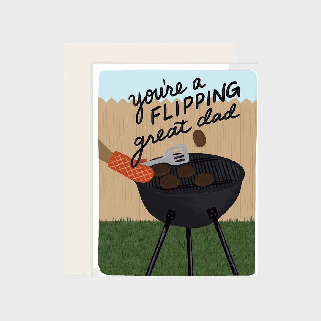 Fathers Day Card | Flipping Great Dad