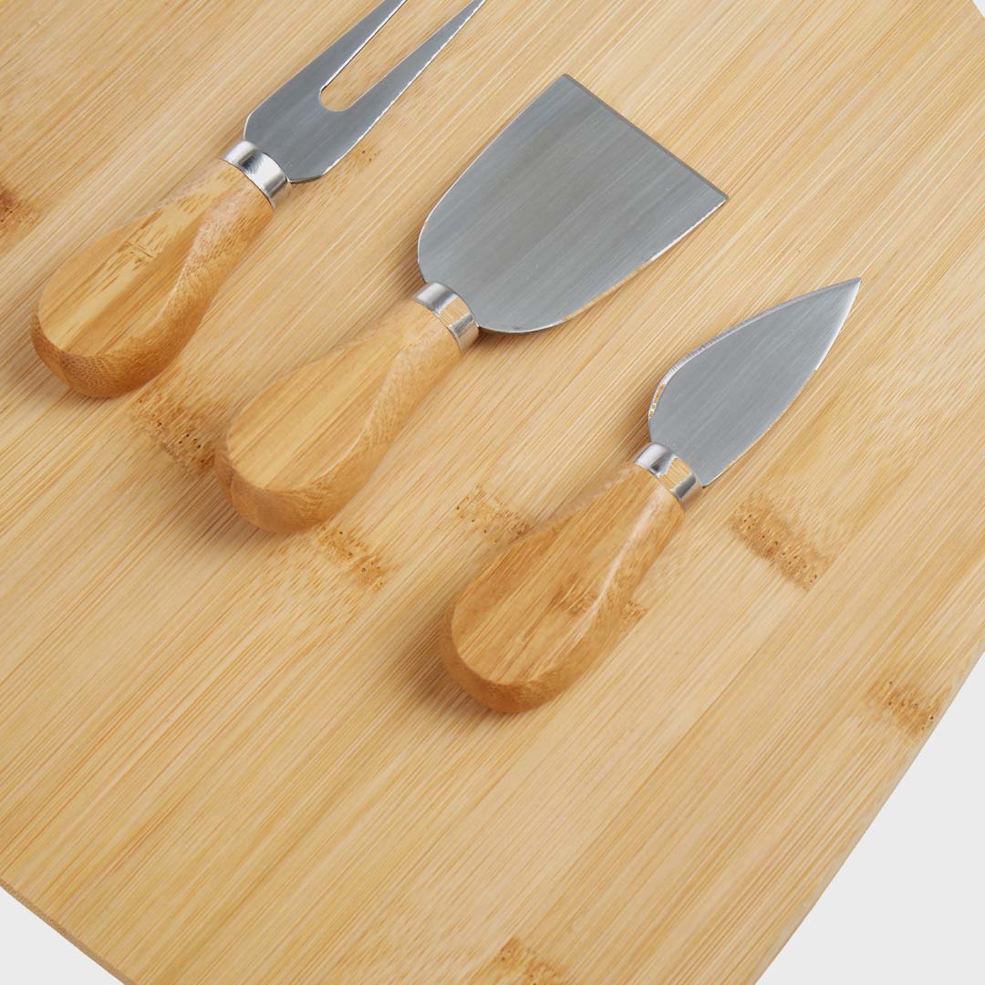 BAMBOO CHEESE PADDLE SET | 3 Piece Set