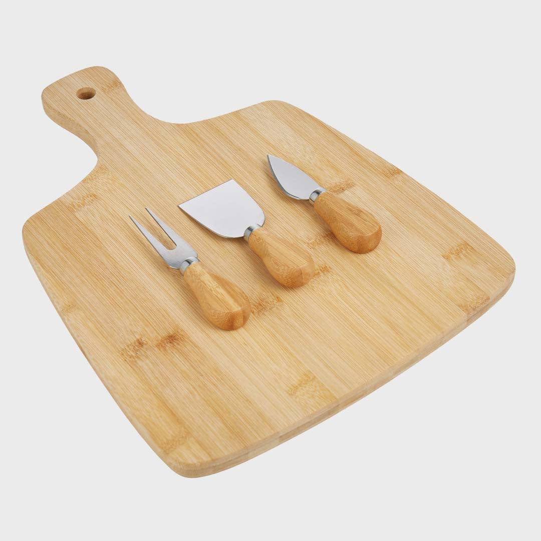 BAMBOO CHEESE PADDLE SET | 3 Piece Set