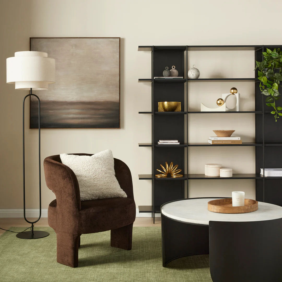 Dawn Hand Painted Wall Art | Brown