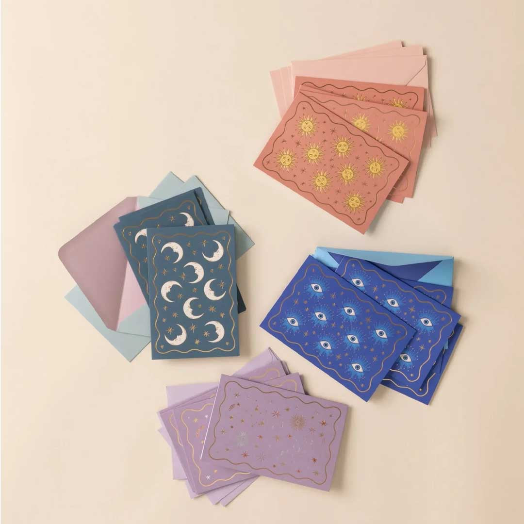 Celestial Notecards Set |16 Assorted