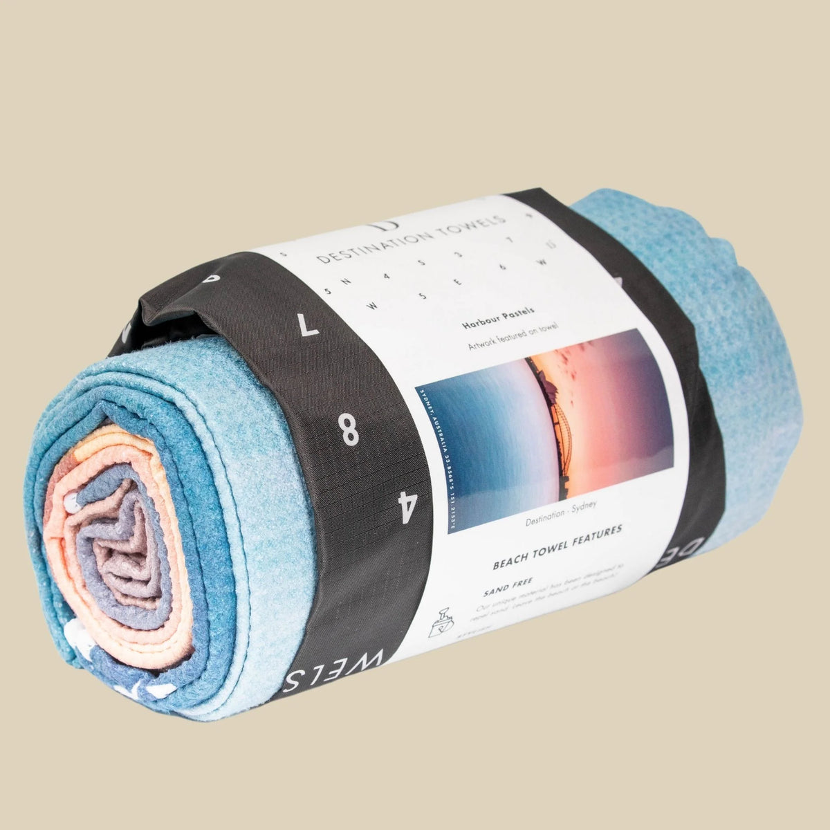 Beach Towel | Harbour Pastels