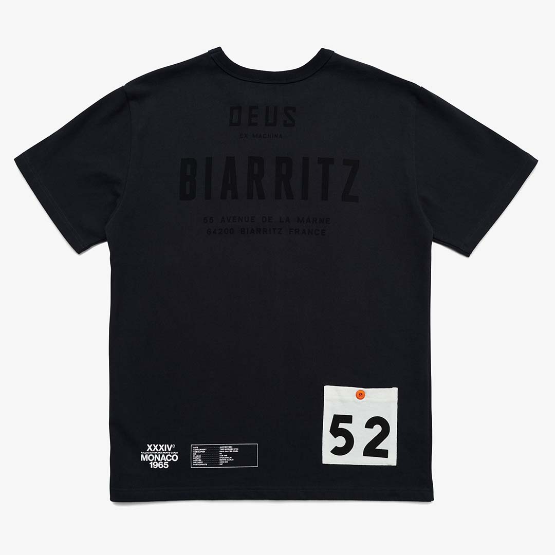 BIARRITZ ADDRESS TEE | ANTHRACITE