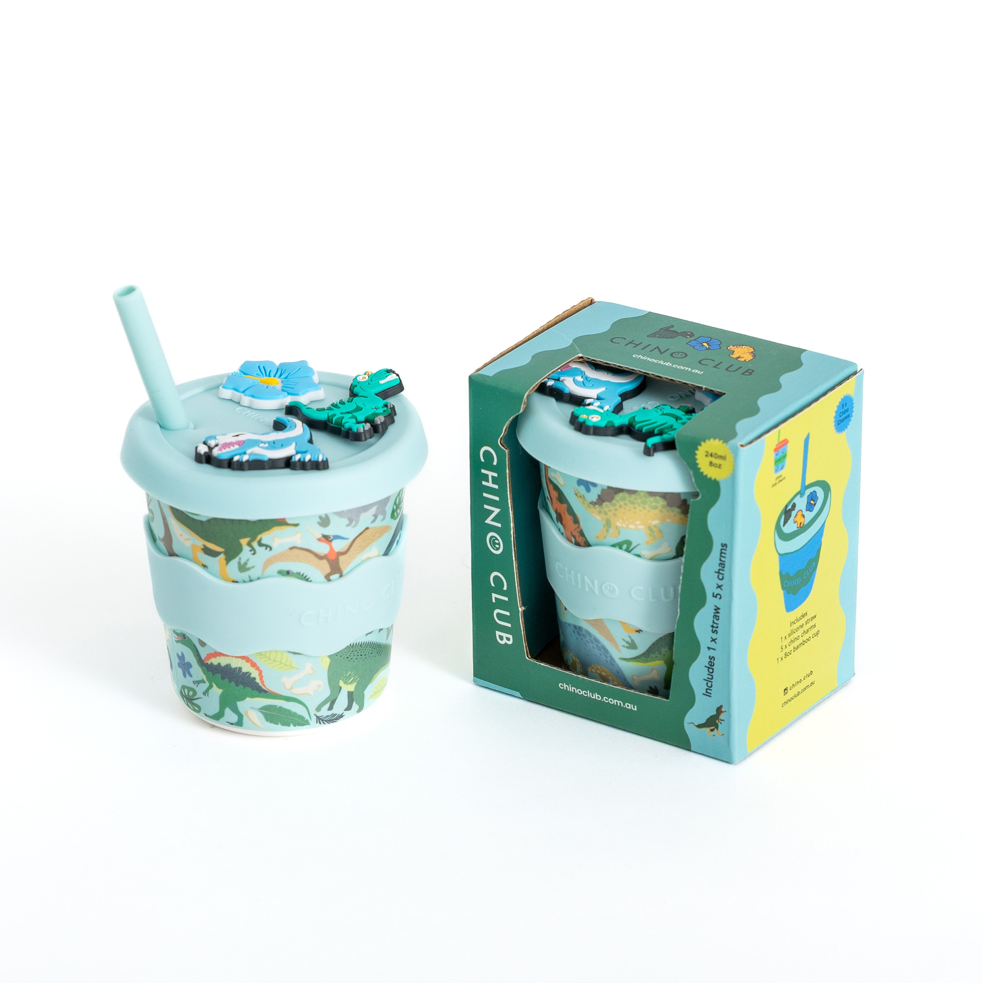 Dino Chino Charm Cup 8oz by Chino Club