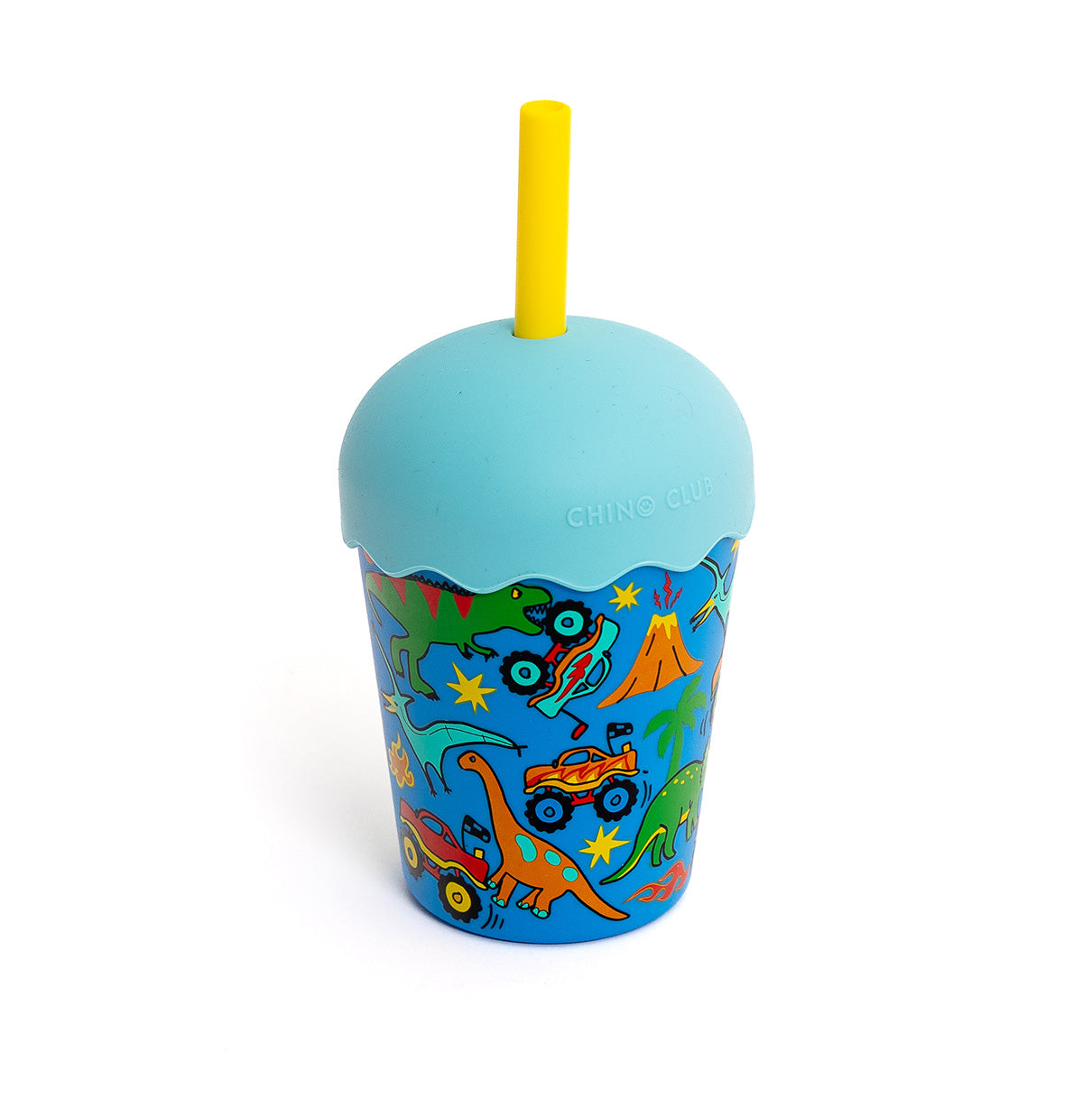 Dinotrucks Mini Smoothie Cup & Straw 200ml by Chino Club