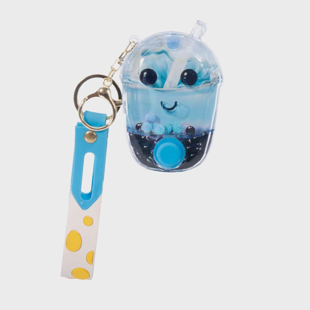 BUBBLE TEA KEYCHAIN | BLUE