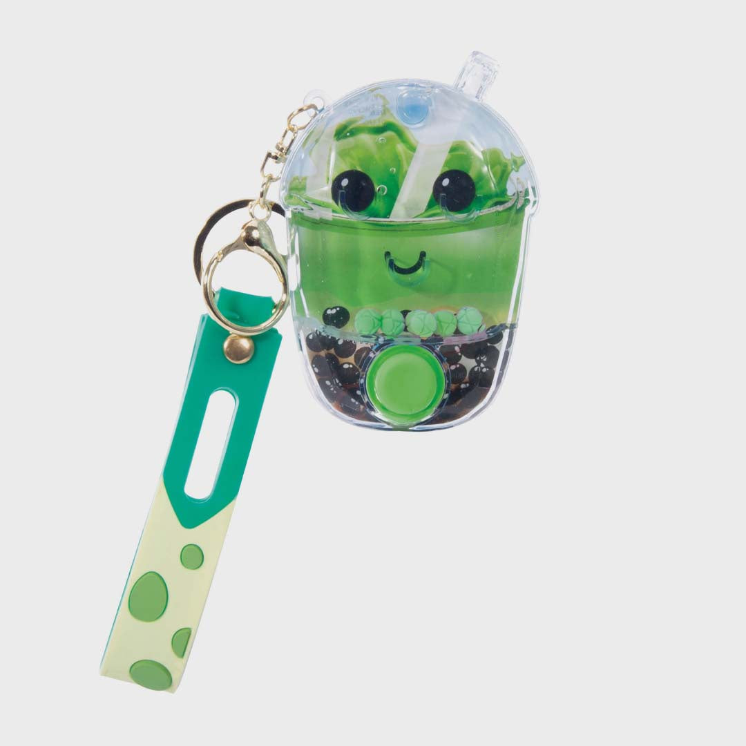 BUBBLE TEA KEYCHAIN | GREEN