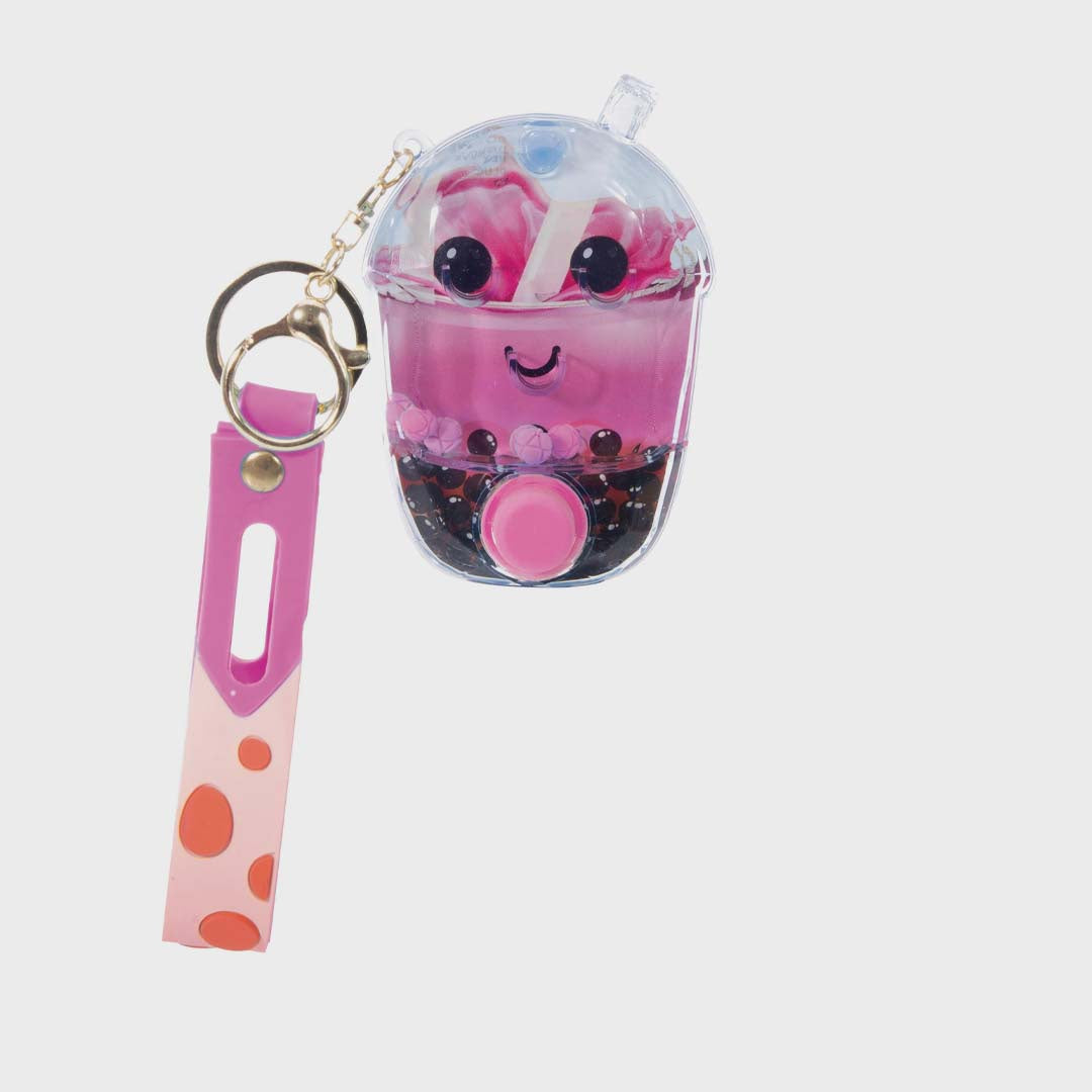 BUBBLE TEA KEYCHAIN | PINK