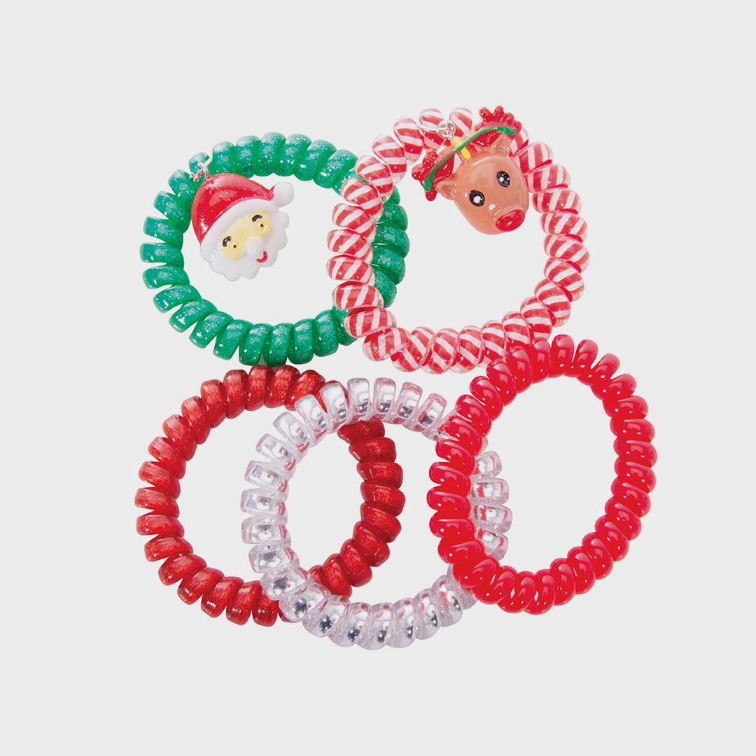 SPIRAL HAIR TIES | CHRISTMAS