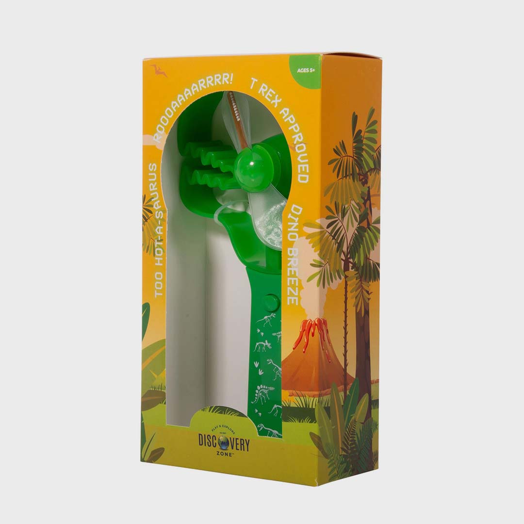 Light Up Dinosaur Fan | Green