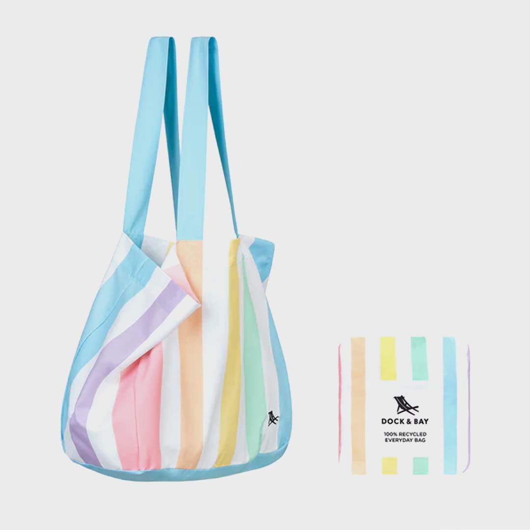 BEACH TOTE BAG | UNICORN WAVES