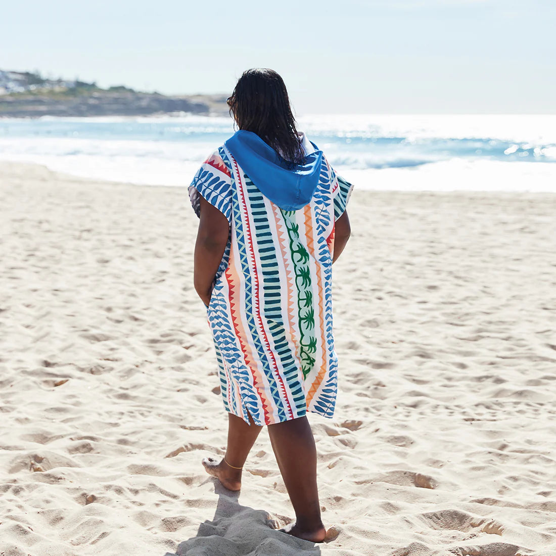 ADULT PONCHO | PALM BEACH