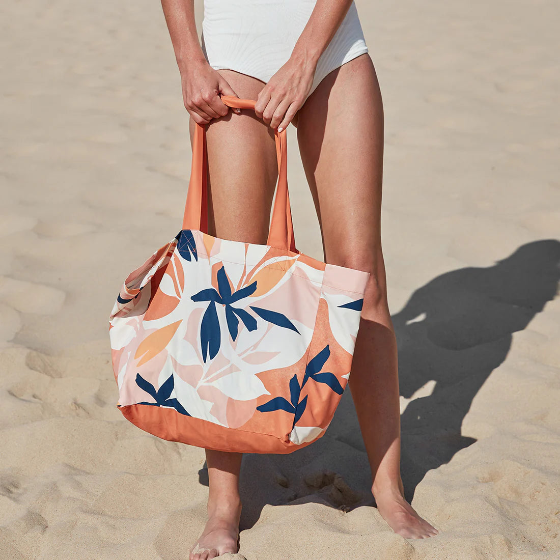 BEACH TOTE BAG | TERRACOTTA TROPICS