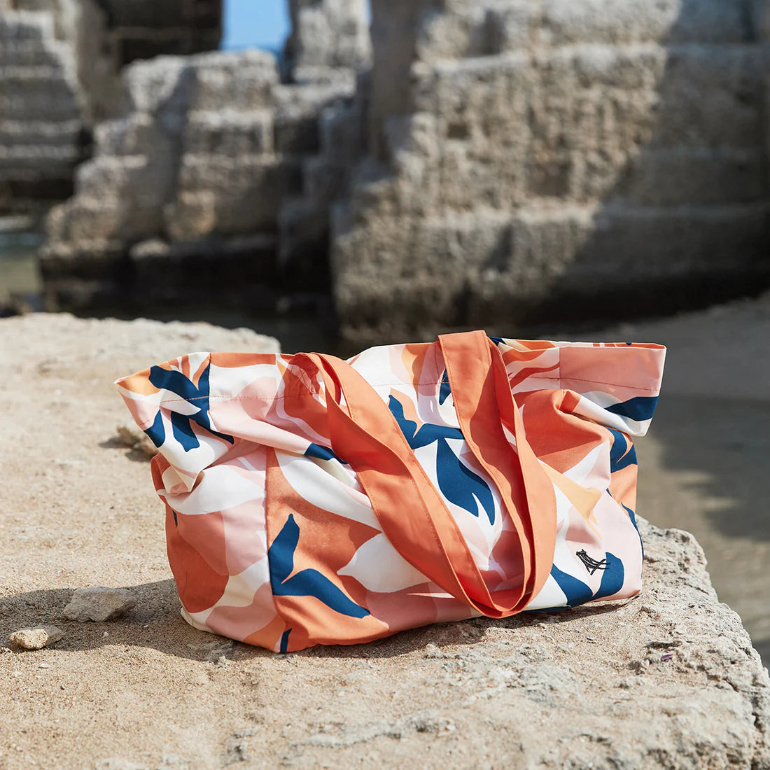 BEACH TOTE BAG | TERRACOTTA TROPICS