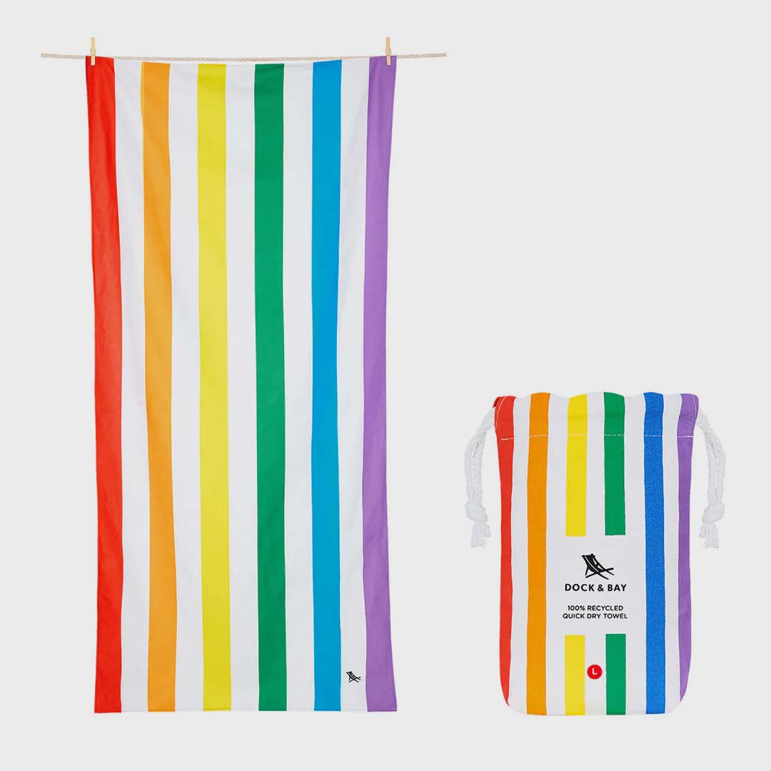 BEACH TOWEL | RAINBOW SKIES