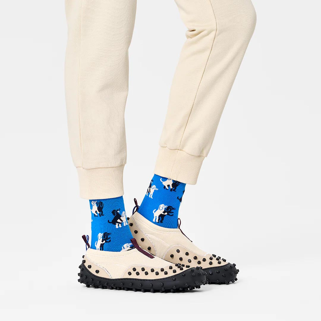 Doggy Style Sock (6300)| Blue Black White