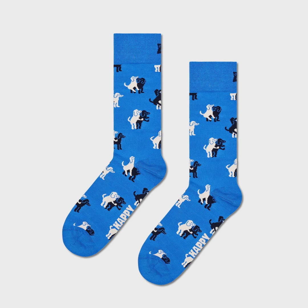 Doggy Style Sock (6300)| Blue Black White