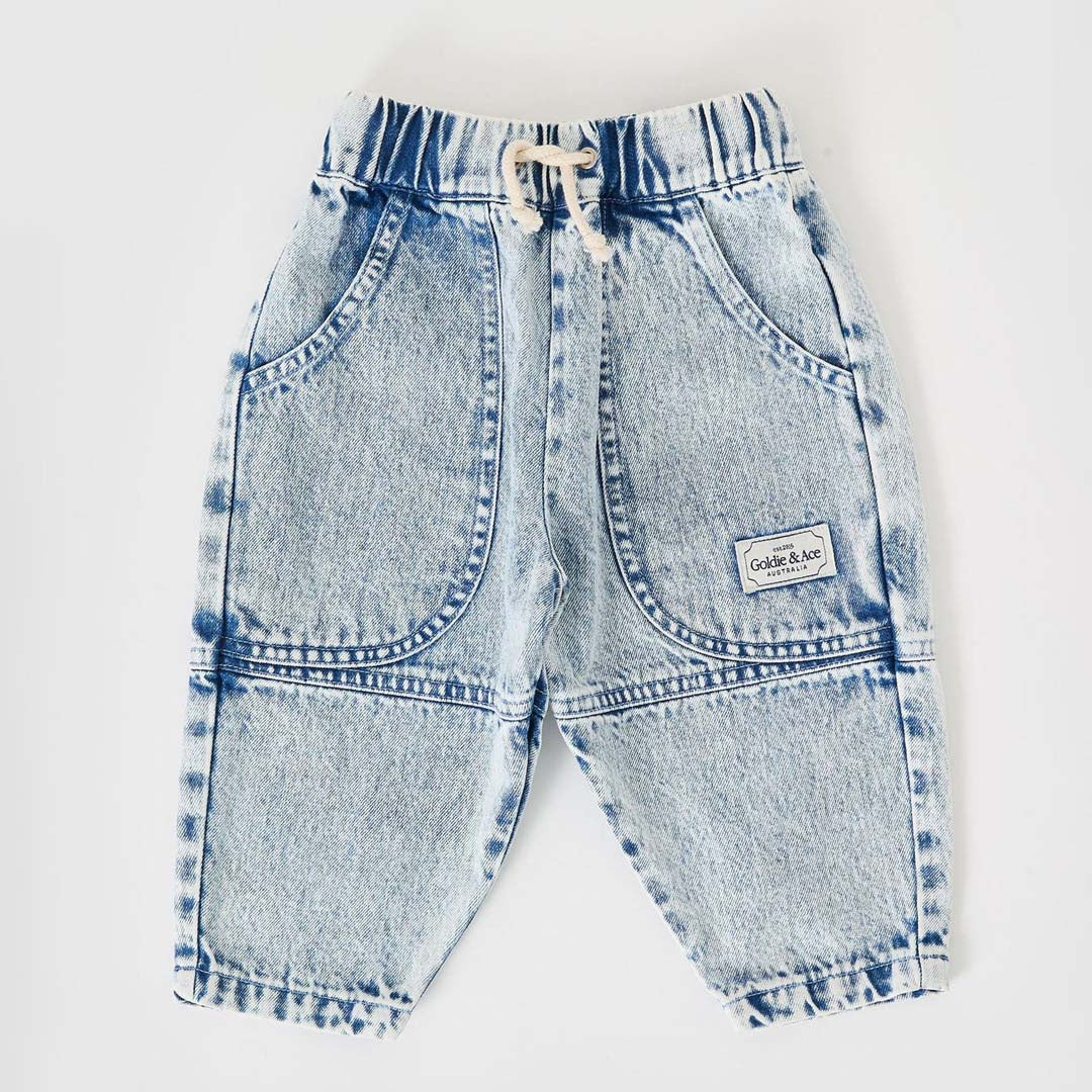 DREW DENIM POCKET PANT | LIGHT DENIM