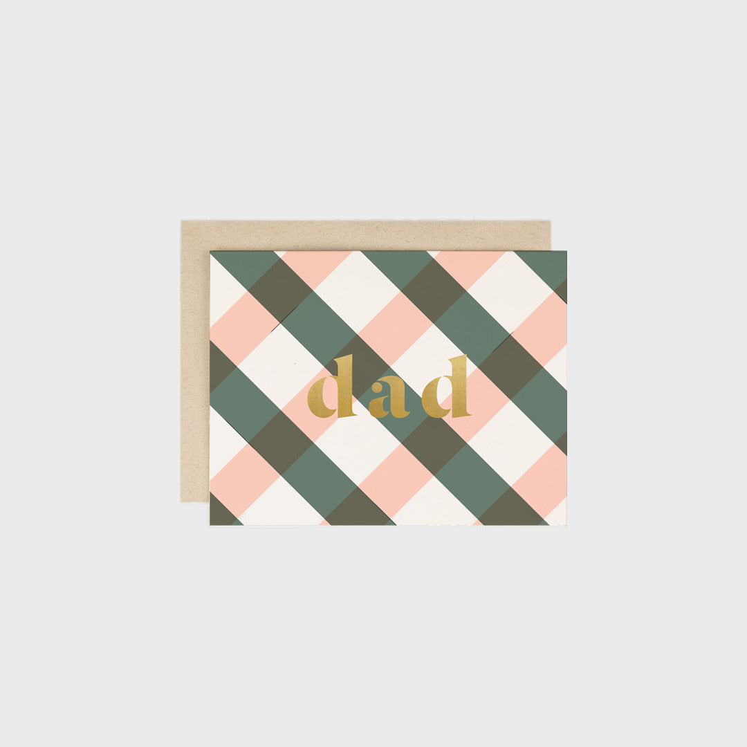 Fathers Day Card | Dad Plaid