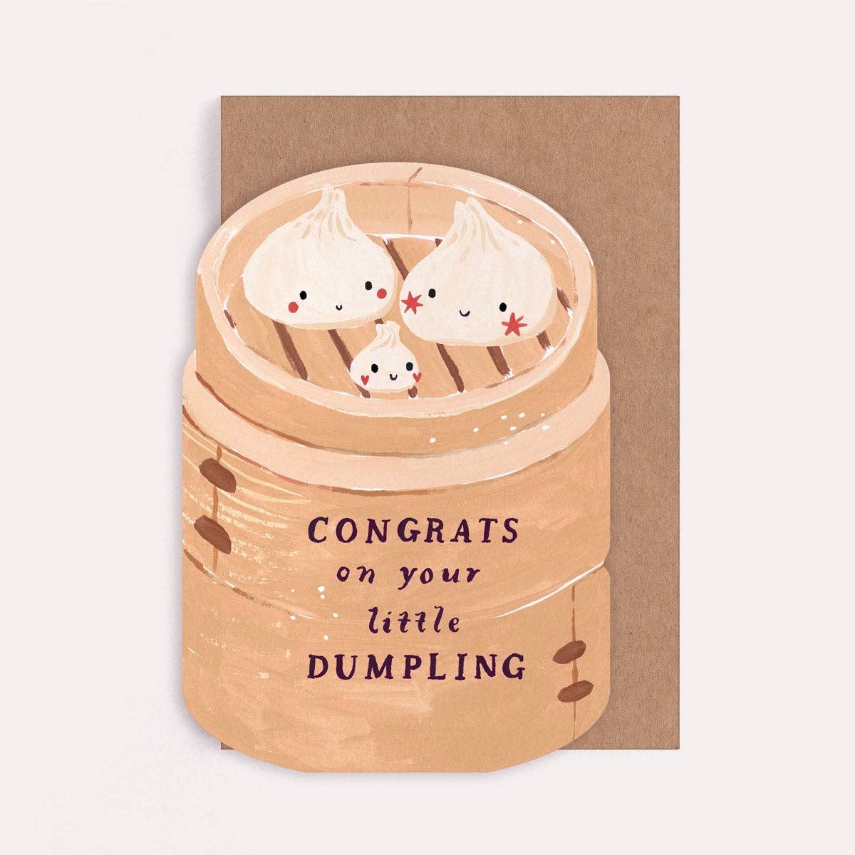 Dumpling New Baby Card | Newborn Baby Greeting Cards