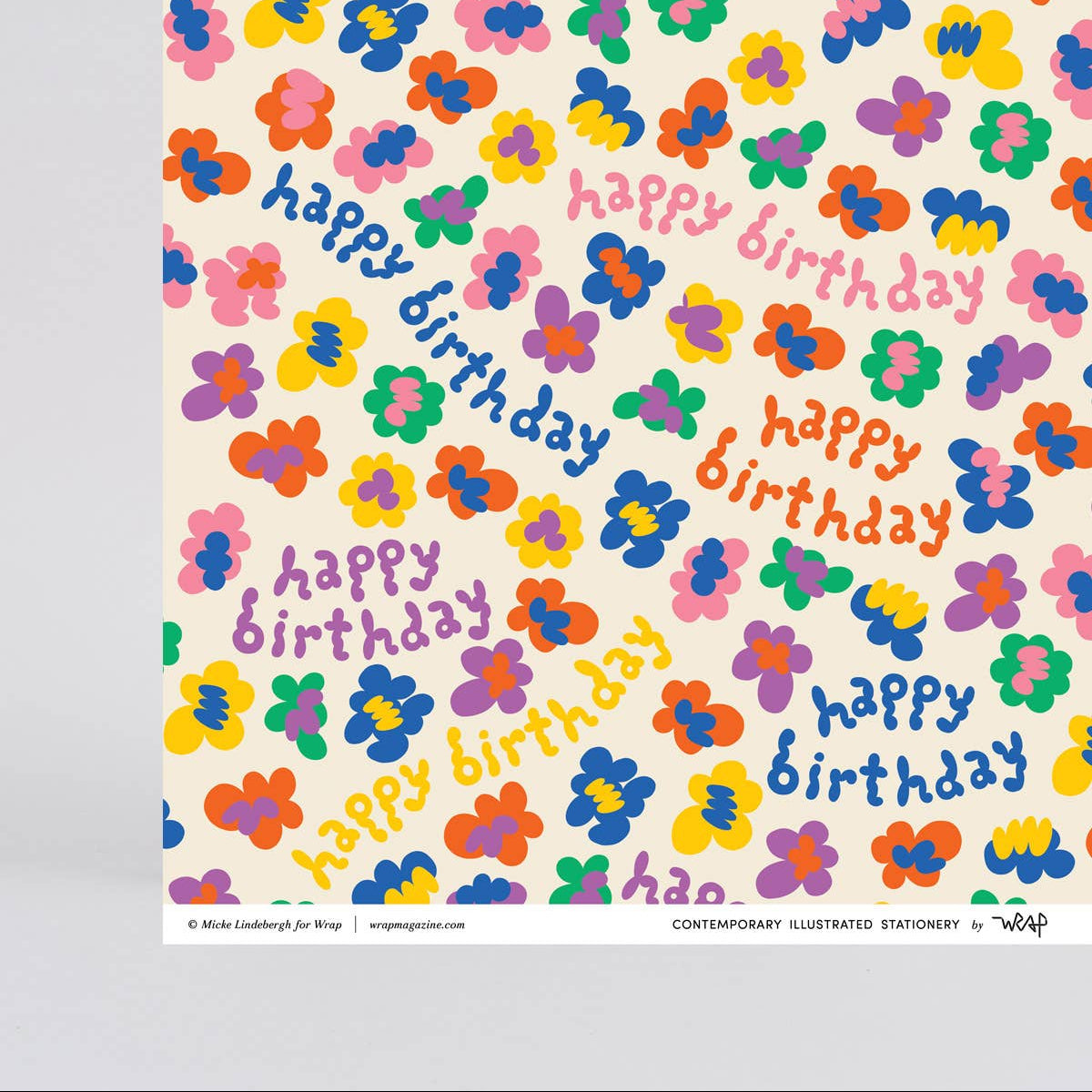Wrapping Paper | Happy Birthday Burst