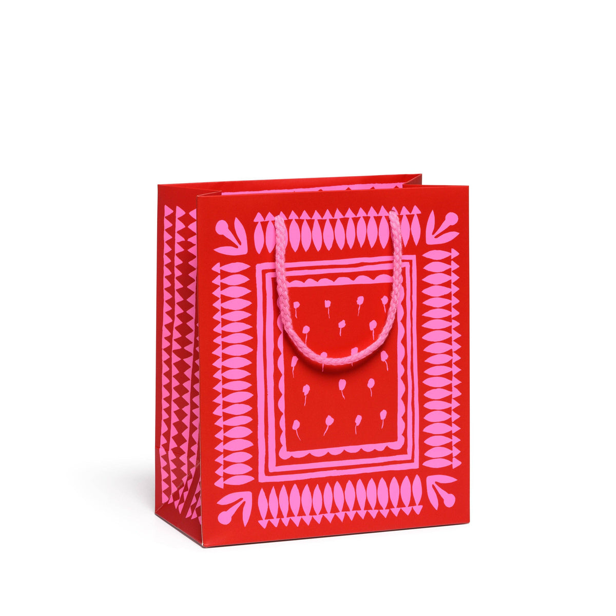 Geometric Neons medium gift bag | Medium