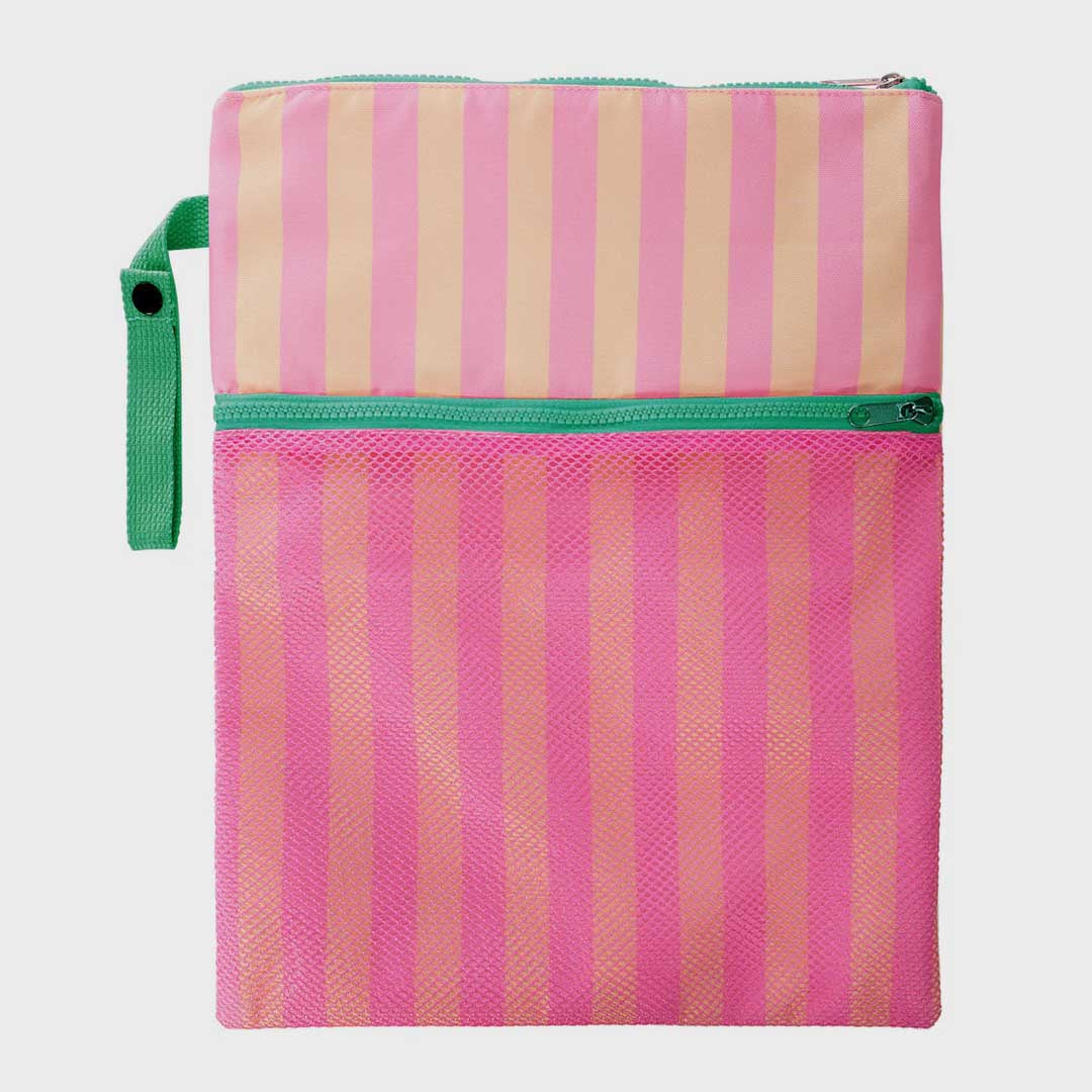 Wet n Dry Bag | Pink Sorbet Stripe